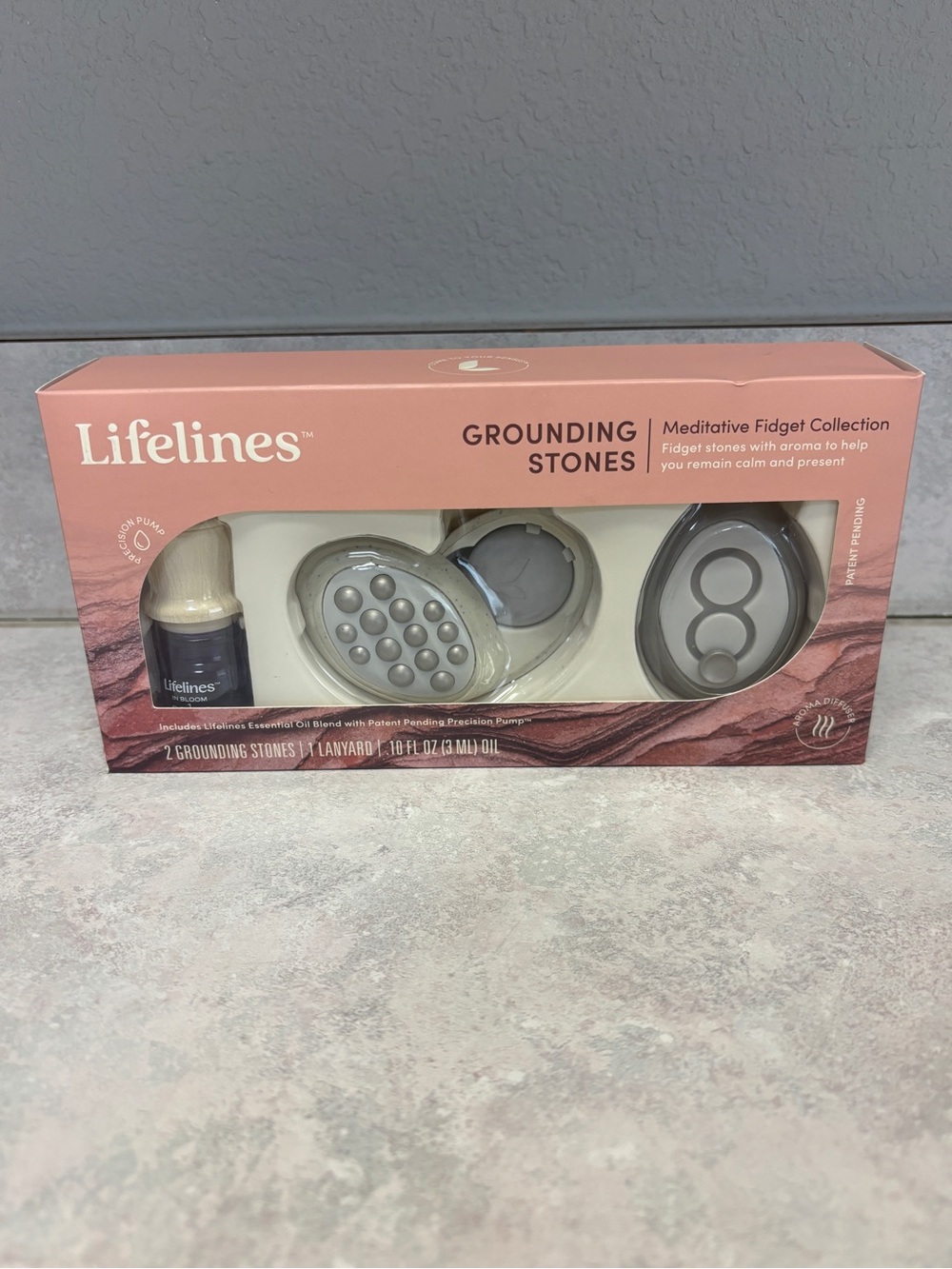 Lifelines Grounding Stones Meditative Fidget Collection with Essential Oil – New